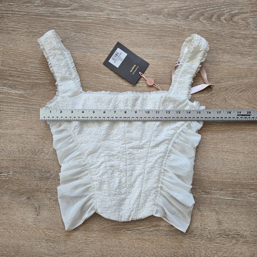 House of CB Catalina Corset Top New With Tags Size Medium Bodice Romantic $135 - Picture 5 of 17
